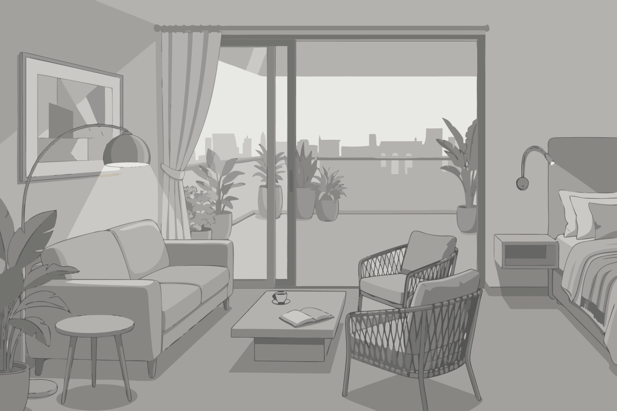 Apartamento com Vista do Mar